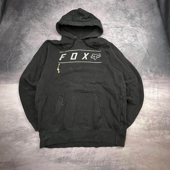 Fox Racing Other - Vintage Y2K Fox Racing Black Pullover Hoodie Mens L Motocross Streetwear